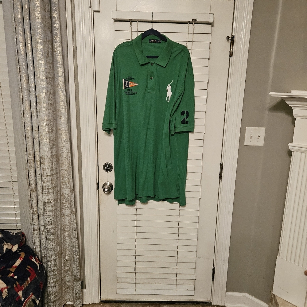 Polo by Ralph Lauren Green Men's Polo Shirt